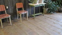 Wood Plank Stamped Floor